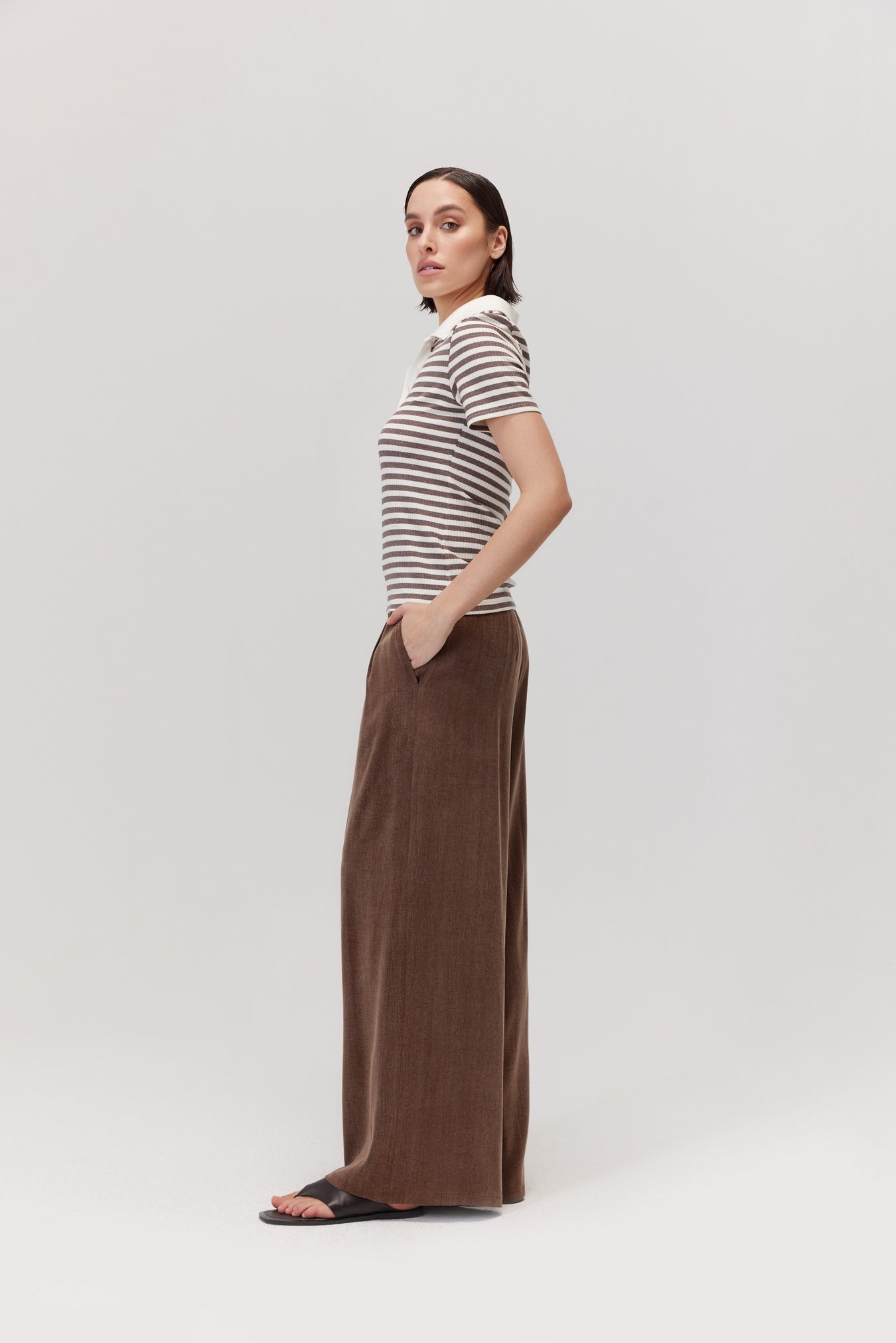 Nees Brown Polo Shirt