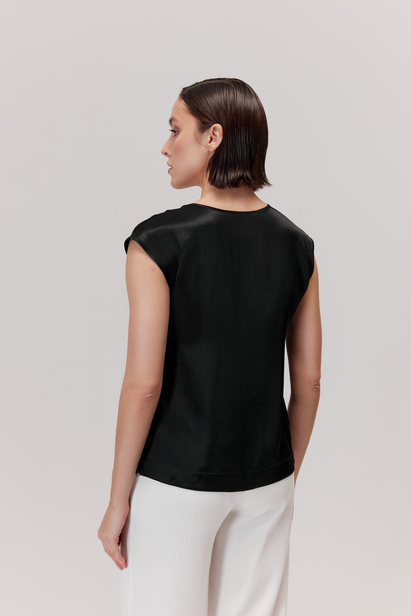 Aylin Viscose Top Black