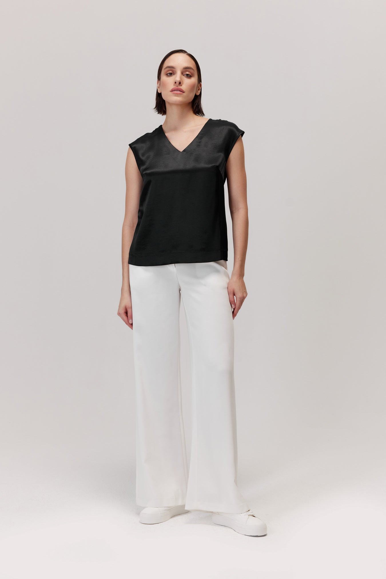 Aylin Viscose Top Black