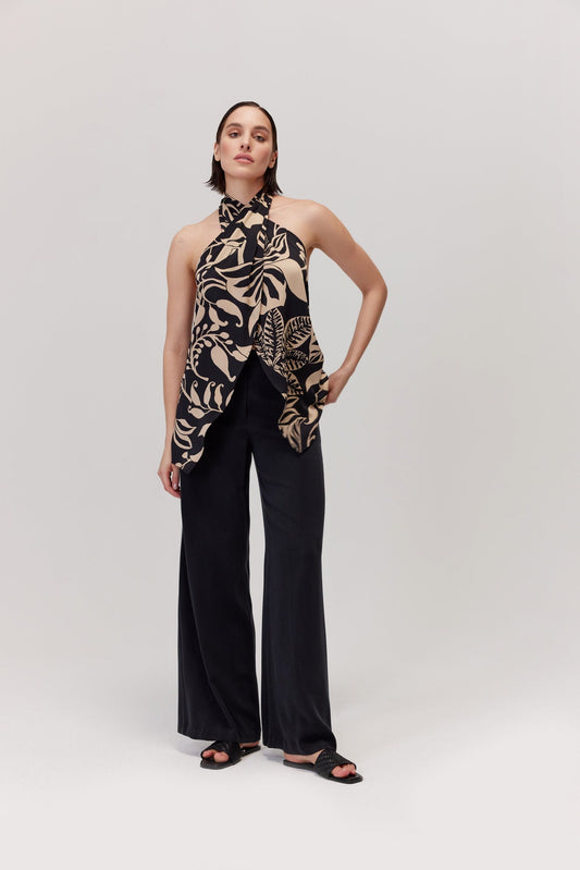 Elite Viscose Tie Top