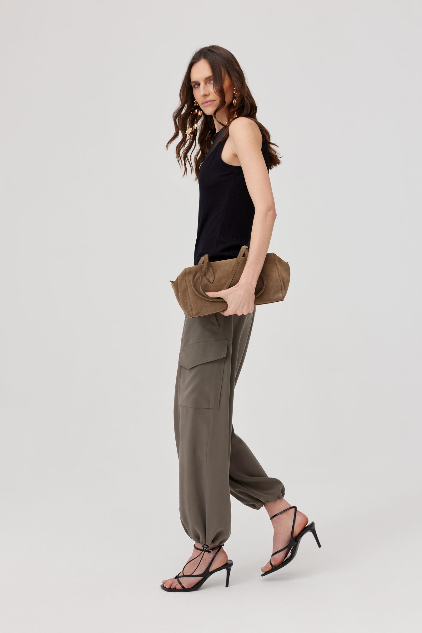 Miray Black Viscose Top