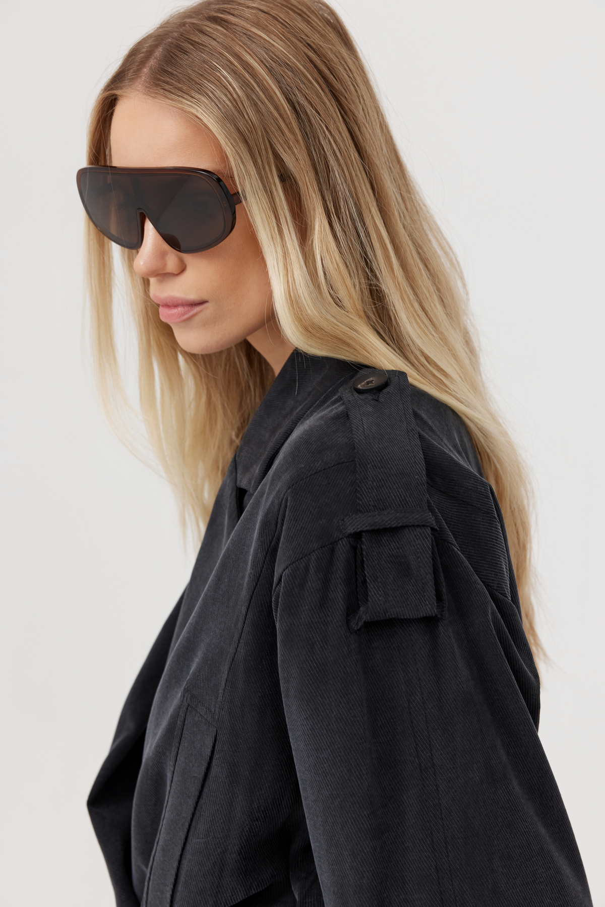 Farrell Black Lyocell Jacket