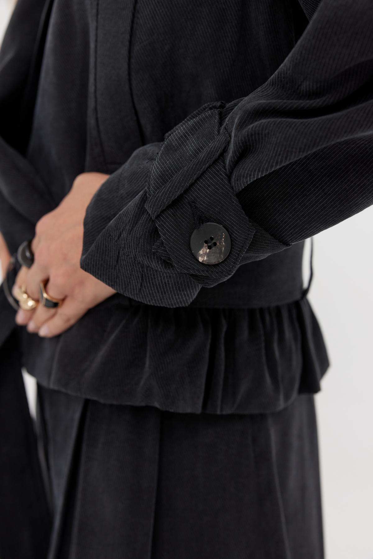 Farrell Black Lyocell Jacket