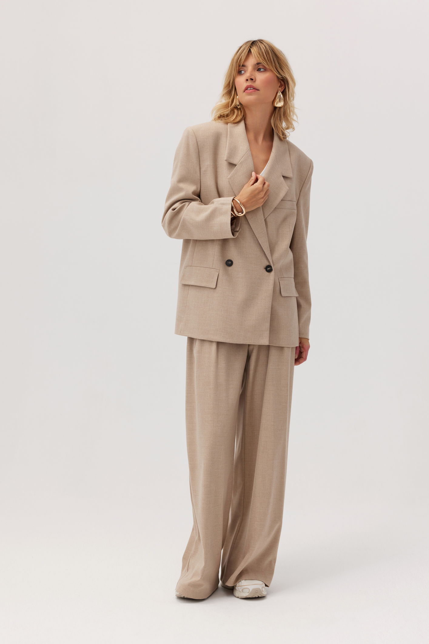 Oversized Baxter Beige Blazer