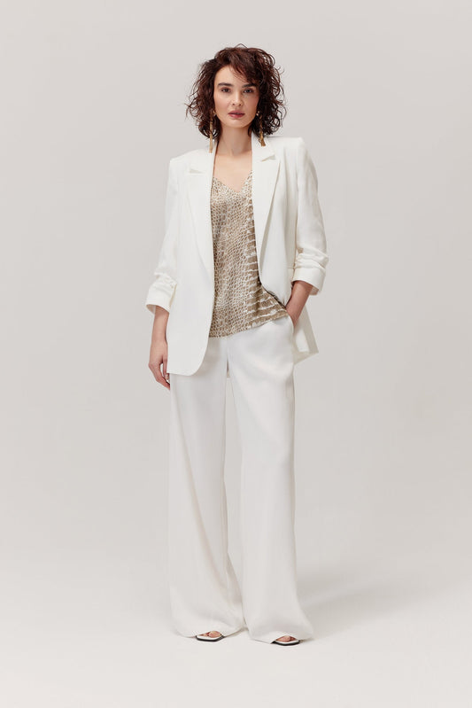 Bono White Lyocell Jacket