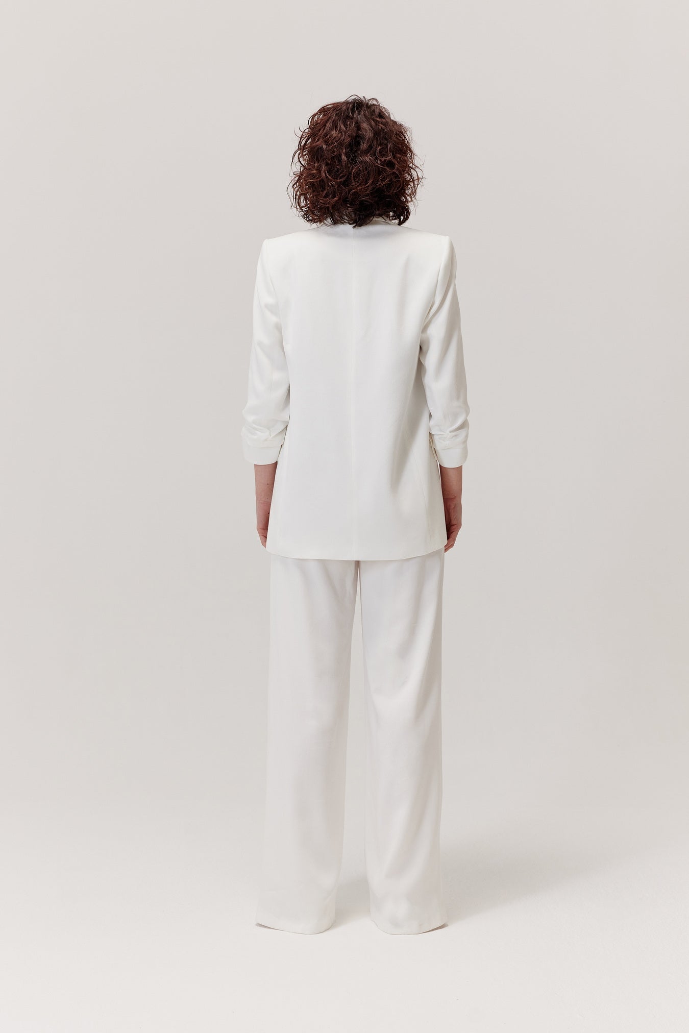 Bono White Lyocell Trousers
