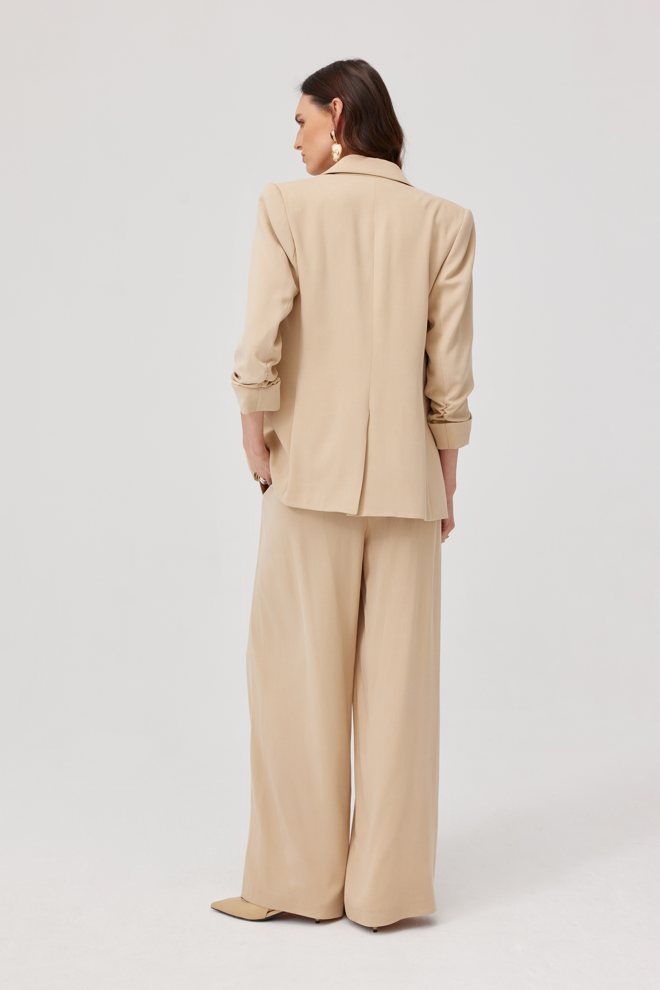 Edgar Beige Suit Trousers