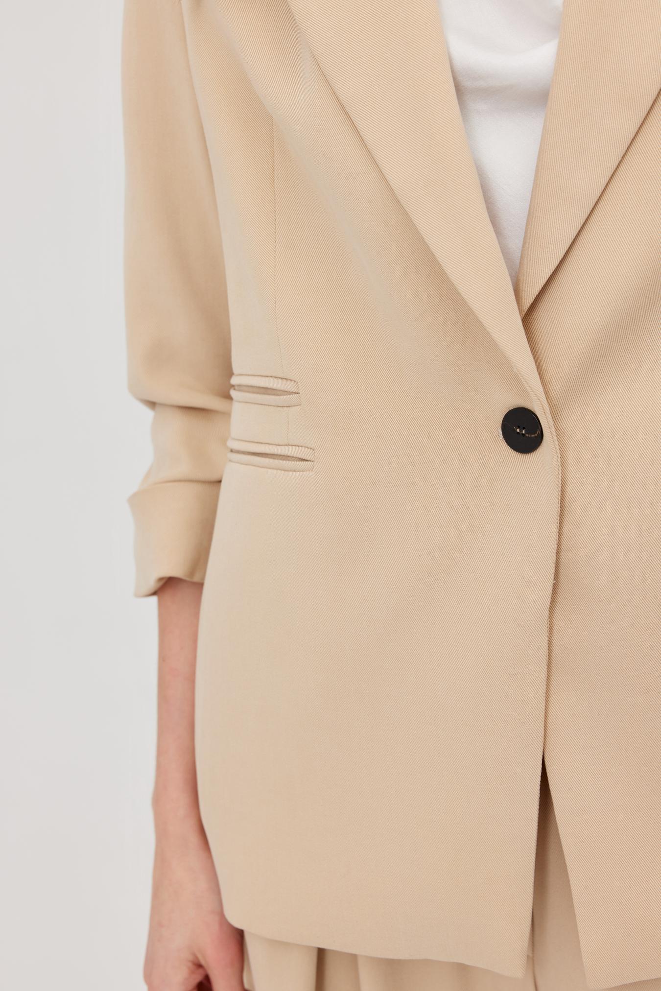 Edgar Beige Lyocell Jacket