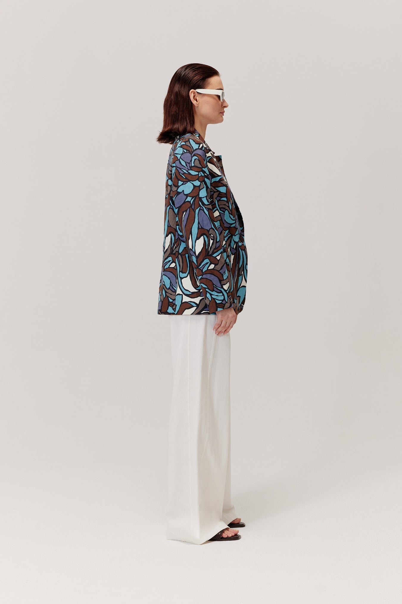 Faber Multicolor Floral Pattern Jacket