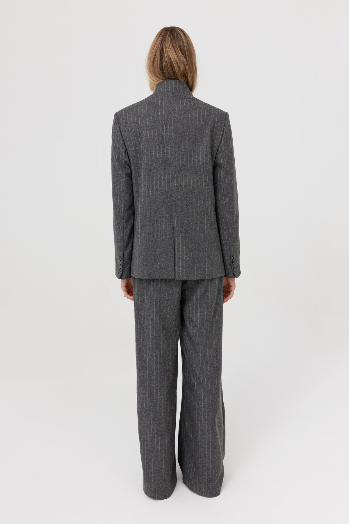 Garros Grey Wool Blazer
