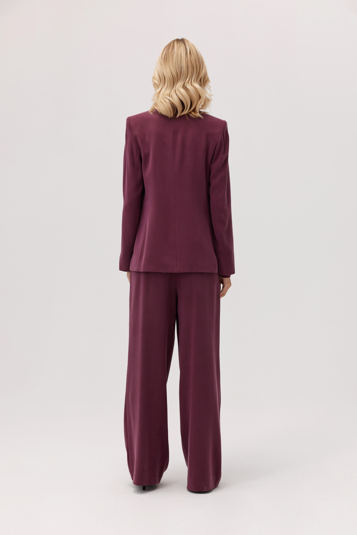 Hayden Burgundy Lyocell Jacket
