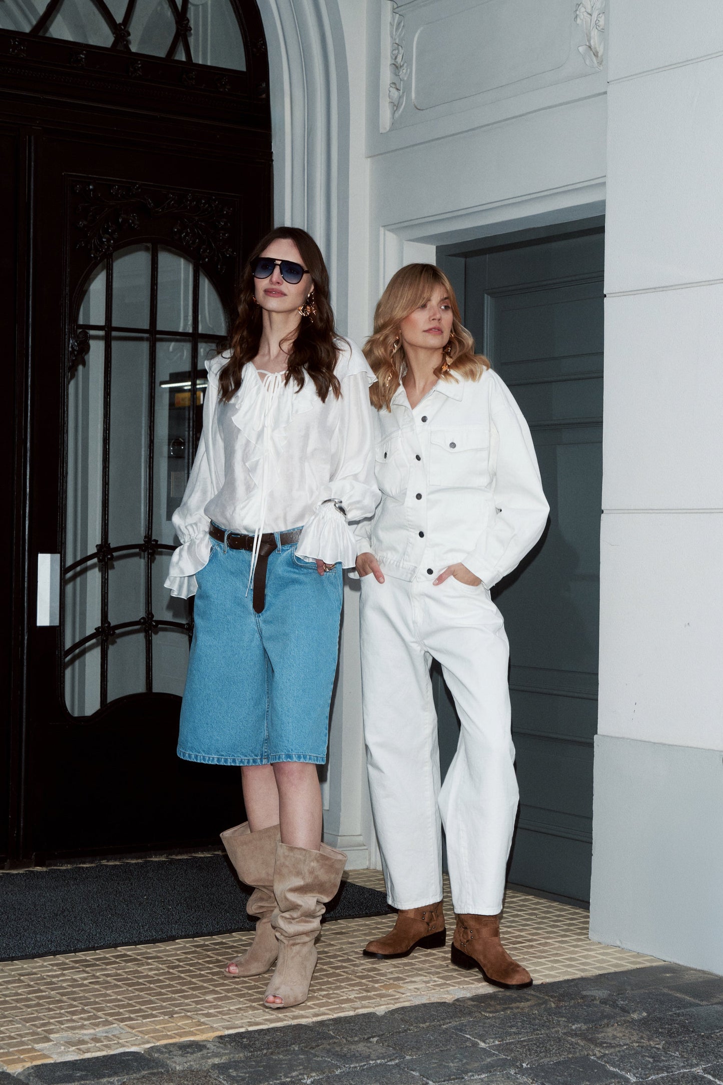 Rodeo White Denim Trousers