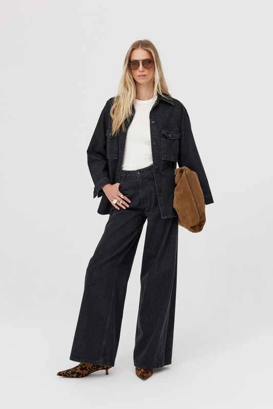 Onda Denim Shirt With Pockets